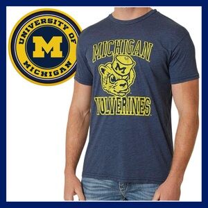 Michigan Wolverines Men’s 100% Cotton Wolverbear T-Shirt Size (XL) NEW with Tags